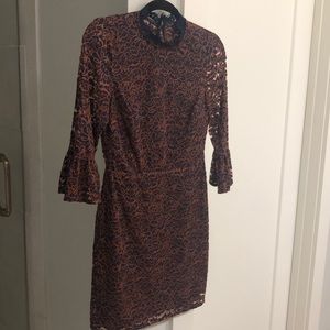 Topshop Lace Mini Dress